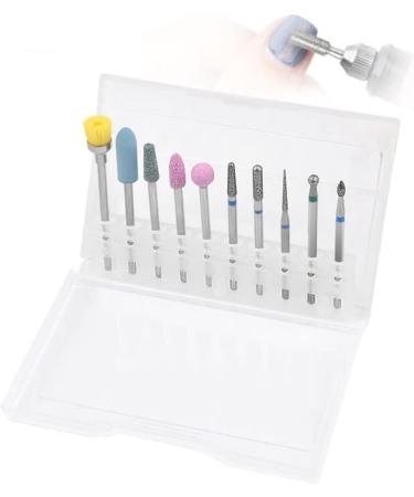 Nail Drill Heads Grinding Set Rotate Milling Cutter Manicure Pedicure Portable Tools for Exfoliating Grinding Polishing Nail Removing(C) - Buy Online on GoSupps.com
