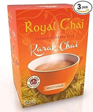  Royal Chai Royal Chai Karak Sweet Chai 200g (Pack of 4) - Premium Instant Tea - Karak Tea - Natural - Indian Instant Karak Tea - Buy Online on GoSupps.com