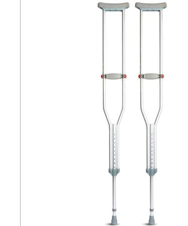 Crutches for Adults Underarm Foldable Crutches Double Adjustable Single Adjustable 98-159Cm Handle to Ground Height Forearm Crutch Assistance Lightweight Walking Aid 1pcs Great for Travel o 2 St A