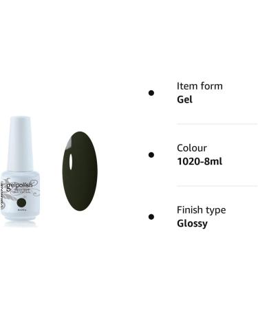 Vishine Brand Nail Varnish Gloss Polish 8ml Bottle UV Gel Polish Nail Manicure Lacquer #1020 1020-8ml - Buy Online on GoSupps.com