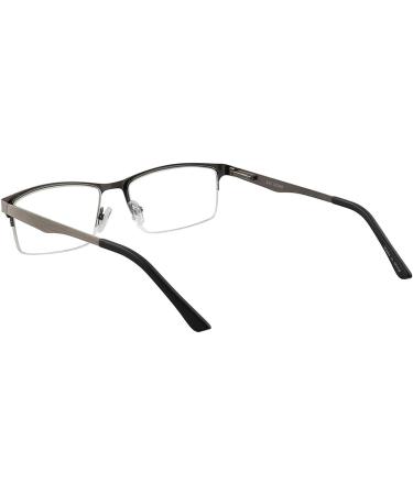 Amcedar 5-Pack Reading Glasses Men Metal Half-Frame Spring Hinges Stainless Steel Material Readers +1.50 5 Pairs Mix 1.5 x - Buy Online on GoSupps.com