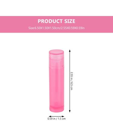  RVUEM 24pcs Empty Lipstick Tubes 5g DIY Lip Balm Container Refillable Lipstick Containers Homemade Lip Stick Balm Tubes Vials for Travel Business Pink - Buy Online on GoSupps.com