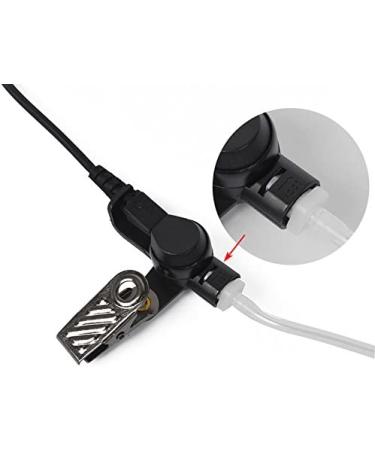 HYS 3.5mm Police Listen Only Acoustic Tube Earpiece with Medium Earmolds - Speaker Mic Accessories - Buy Online on GoSupps.com