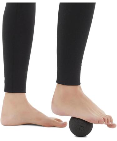 2 Pieces Fascia Massage Balls Set (8cm & 10cm) - Black Lacrosse Balls for Fascia Training & Pain Relief - Perfect for Muscle Recovery - Buy Online on GoSupps.com