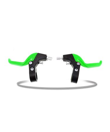 CfoPiryx Brake Handle 1 Pair Universal Brake Levers Kids Cycling Parts RFID ocking Children Bicycle(Green)