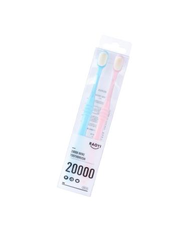 Minkissy soft toothbrush vegan organic toothbrush for sensitive gums additional toothbrush manual toothbrush children's toothbrush pregnant woman small restriction 2 pieces