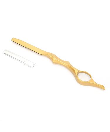 Premium Gold Hair Texturizing & Thinning Razor | Feather Styling for Perfect Cuts - Buy Online on GoSupps.com
