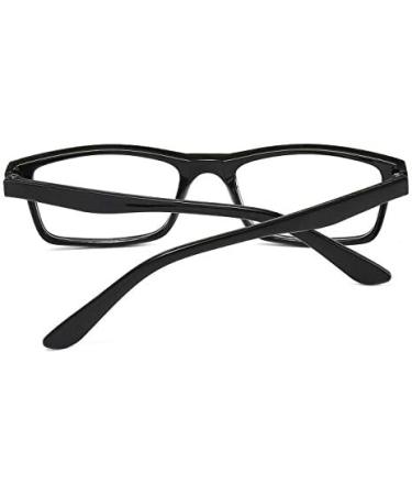 Suertree Reading Glasses 2.5 KS9801 +2.50 Magnification - Spring Hinge Square Presbyopic Reader Glasses - Unisex Computer & Reading Eyeglasses - Black 9801 - Buy Online on GoSupps.com