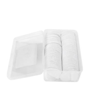 Beavorty 100pcs Makeup Pad Facial Cleansing Tool Cotton Rounds Facial Cosmetic Pads Double-Sided Silver Wigs for Women Makeup Remover Cotton Pads Facial Cotton Pad Double Effect White