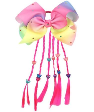 1920s Headband Handmade Hair Ropes Girl Rubber Band Cute Hair Tie Bow Knot Elastic Hair Band Women Girls Hair Accessories Headband (Size : Pink) - Buy Online on GoSupps.com