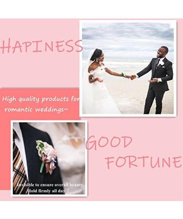 Maidston 14 Pieces Corsage Wristlet Band and Boutonniere Set Stronger Magnetism Wedding Corsages Elastic Pearl Lace Bracelets DIY Wrist Bracelet Boutineers for Prom Beach Party Bride - Buy Online on GoSupps.com