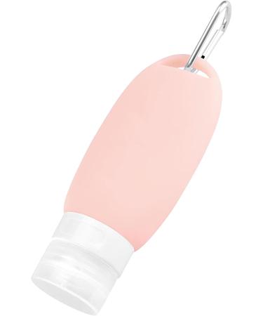 Nuyhadds 1 Set Travel Bottle - Silicone Fillable Tubes Travel Containers Set | 90ml Leak Proof Refillable Bottle with Carabiner Portable Outdoor Travel Toiletry Container for Dog Shampoo Lotion 1 Set (Pink) - Buy Online on GoSupps.com