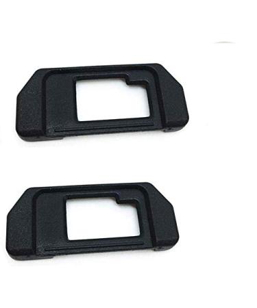 EP-10 Eyepiece Eyecup Viewfinder Eye Cup Replacement for Olympus OM-D E-M10/E-M5 Mark I Silver/Black Mirrorless Digital Cameras (2-Pack), ULBTER Viewfinder Eye Cup Cover EM5 EM10