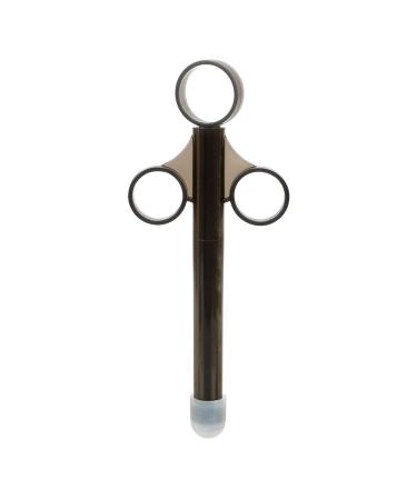 DIYWORK Plastic Lube Launcher Enema Injector Vaginal and Anal Shower (Black)