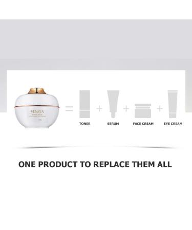 VENZEN Moisturizing Goat Milk Facial Cream | Toner Serum & Eye Cream | Refreshing Skin Care - 100g (3.5oz) | International Shipping Available - Buy Online on GoSupps.com