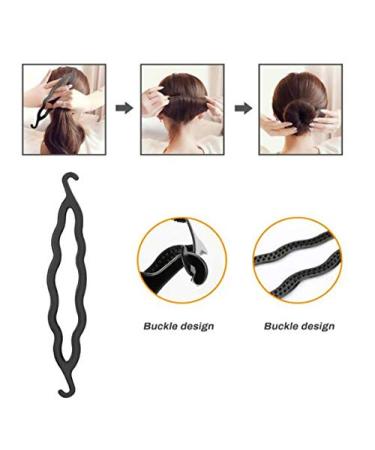 20-Piece Frisier Set: Trendy Donut Makers Hairpins Clips & Braiding Tools for Women and Girls - Perfect Hair Styling Accessories - Buy Online on GoSupps.com