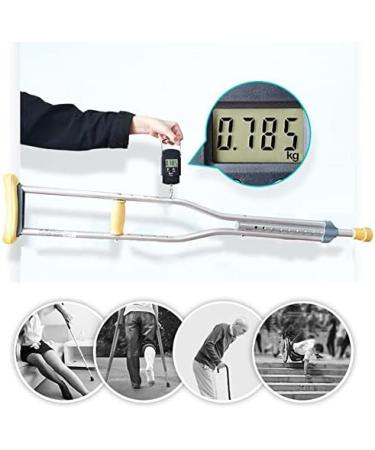 Crutches for Adults Underarm Aluminum Underarm Crutches for Youth/Adult/Tall Adult Crutches Double Adjustable Lightweight Shock Absorber Universal Crutches for Walking Great for Selfless dedication - Buy Online on GoSupps.com