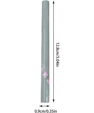 Double Tip Eyeliner | Ultra Fine Liquid Eyeliner for Eye Makeup Tear Bag Makeup Cosmetics Natural Lower Eyelash Eyeliner Quick Drying Liquid Eyeliner for Women Girls Shakven 01# Black Gray - Buy Online on GoSupps.com