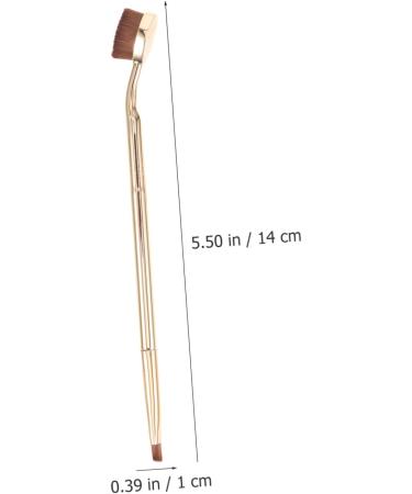 POPETPOP Makeup Brush Tools Eye Makeup Eyebrow Brush Eye Brow Brush Concealer Brush Teeth Eyebrow Spoolie Brush Concealer Blending Brush Double Head Set Aluminum Tube - Buy Online on GoSupps.com