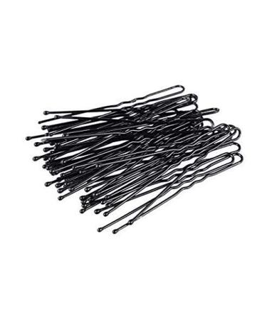 DNHCLL 100PCS Black Metal U-Shape Bobby Pins - Curved Bun Hair Clip for Girls, Women, and Hairdressing Salon - Buy Online on GoSupps.com