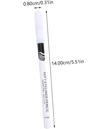 Healeved 84 Pcs Eyeliner Pencil White Marker Pen Liquid Makeup Cosmetic Pencil White Liner Stick Wooden Pole - Buy Online on GoSupps.com