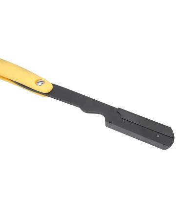 Premium Stainless Steel Beard Blade Holder - Soft Straight Beard Trimmer with Gradient ABS Handle for Home Facial Care - Buy Online on GoSupps.com