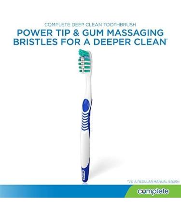 Oral-B Complete Deep Clean Toothbrush 35 Soft - Pack of 3 (Colors Vary) - Buy Online on GoSupps.com