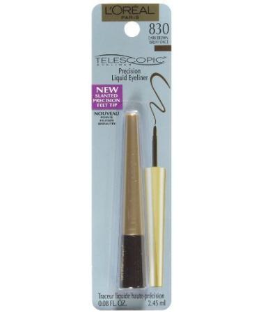 Telescopic Precision Liquid Dark Brown 830 Eyeliner.08 Fl Oz