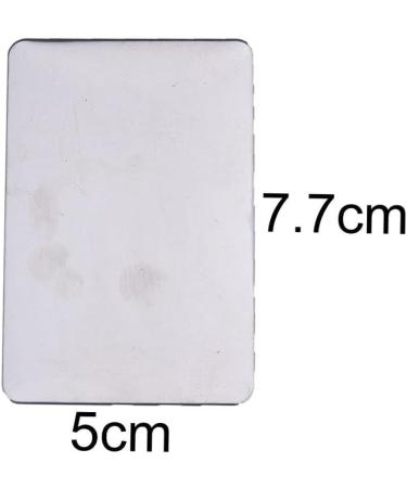 OUSIKA Palette Stainless Steel Makeup Mixing Plate - Cream Foundation & Cosmetic Tools - Buy Online on GoSupps.com