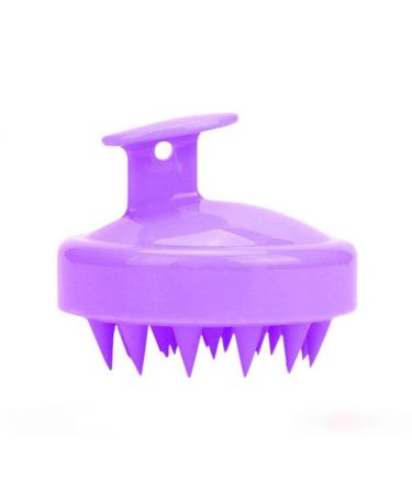 Scalp massager soft silicone shampoo brush head for home anti-shed hairdressing salon massage shampoo brush scalp cleaning shampoo brush (color: 06) (color: 6)