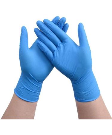 100PCS Nitrile Disposable Gloves Latex Free Powder Free Glove (Medium)