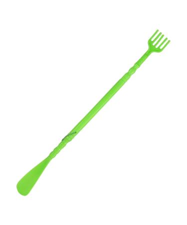 Long back scratch |Long back scraper clawed boots horns |Shoe open pick-itching relief of portable Long Handle for Men Women Green