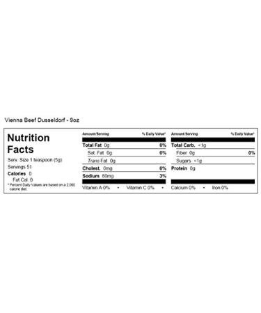 Vienna Dusseldorf Mustard 9oz (4 Pack) - Premium Quality Condiment - Buy Online on GoSupps.com