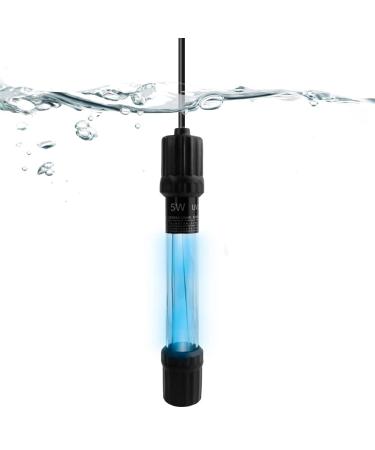 PULACO 5W UV-c Aquarium Algae Clean Light, UV Lamp for Aquarium Fish Tank