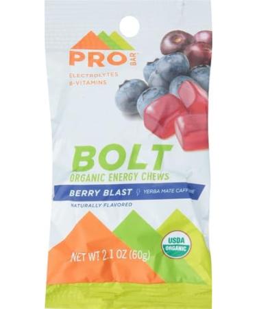 Probar Bolt Organic Energy Chews - Berry Blast 2.1 oz | Buy Online | International Shipping Available - Buy Online on GoSupps.com