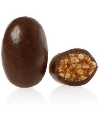 Venchi Nougatine Chocolats in sac de vrac 1 kg - Caramelised noisettes enrobed with dark chocolate - Without gluten - Buy Online on GoSupps.com