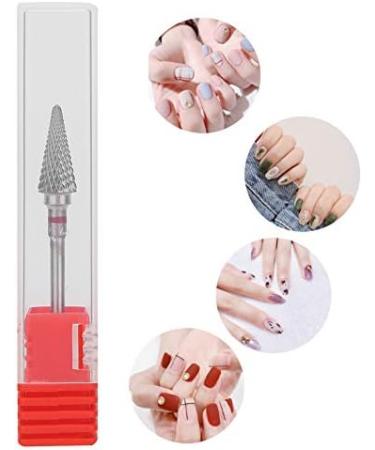 Nail Drill Bits Tungsten Steel Manicure Pedicure Grinding Head - Red - Buy Online on GoSupps.com