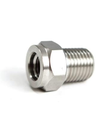 XS Scuba SS Adapter 3/8-24 Female to 1/4" Male NPT For Regulator
