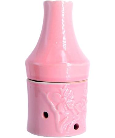 Minkissy Porcelain Moxa Etui Premium Ceramic Facial Massage Tool & Moxa Pot for Relaxation | Pink Moxibuspot Device - Buy Online on GoSupps.com