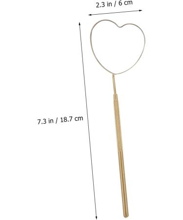 NUSITOU Grafting Eyelash Mirror Stainless Steel Eyelash Mirror Eyelash Mirror for Practical Eyelash Check Mirror Eyelashes Supplies Handheld Eyelashes Mirrors Make up Magnifier Mirror Tool - Buy Online on GoSupps.com