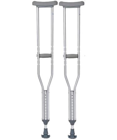 Crutches for Adults Underarm Portable Crutch Underarm Height Adjustable OldAge Antiskid Elderly Retractable Walking Stick Great for Travel or Work (A S) Lucky Star A Small