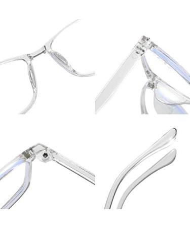 Buy Suertree Blue Light Filter Distance Glasses - Lightweight Myopia Glasses for Men & Women | Clear -6.0 Diopter Fashion Eyewear - Buy Online on GoSupps.com