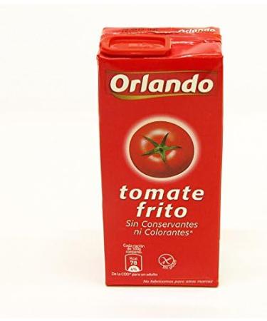 Tomato Sauce Orlando Tomate Frito Sofrito Base Fritos Smooth Pasta Sauce Gluten Free & Vegan 350g Pack of 12 - Buy Online on GoSupps.com