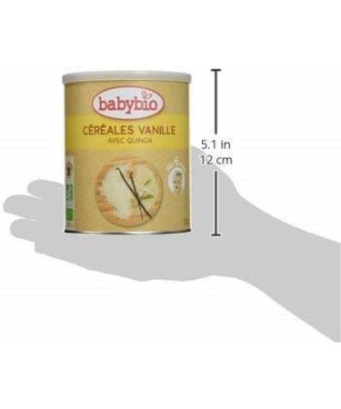 Babybio - Vanilla Cereals with rice wheat oats rye quinoa Organic 220 g - 6+ Months - ORGANIC - Buy Online on GoSupps.com