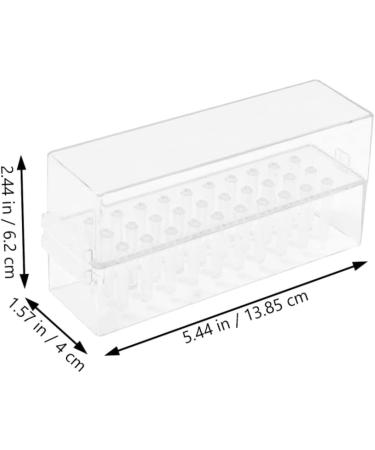 minkissy Nail Art Storage Box Magnetic Sockets Nail Bit Holder Plastic Container Nail Drills for Acrylic Nails Professional Nail Stuff Nail Tools Container Nail Drill Bit Holder Manicure - Buy Online on GoSupps.com