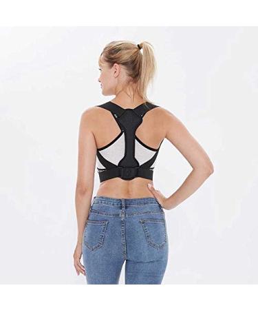 Adjustable Clavicle Support Brace for Men Women Back Posture Corrector for Bad Posture Improve Shoulder Alignment Upper Back Sup (Color : Black Size : Small-S) Handmade Full moon lofty ambition - Buy Online on GoSupps.com