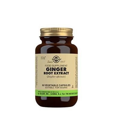 Solgar Ginger Root Extract 60 Vegetable Capsules