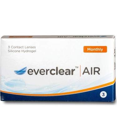 Everclear Air monthly soft lenses silicone hydrogel 3 pieces / BC 8.7 / DIA 14.0 / -6.50 diopters