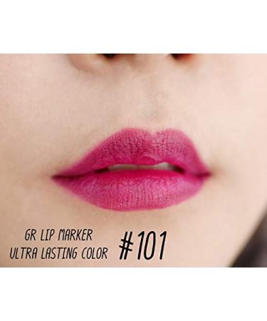 Golden Rose Lip Marker Lip Stain - Ultra Long Lasting, Natural Finish with Aloe Vera & Vitamin E (101) - Buy Online on GoSupps.com