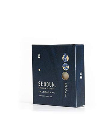 Argan & Black Seed Shampoo Bar | 100% Natural Handmade with Olive Oil & Coconut Oil | 3.5oz - Best for Healthy Hair - Buy Online on GoSupps.com